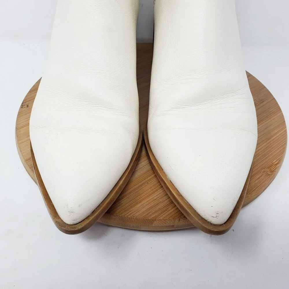 Steve Madden Ankle Boots Womens 9 Audience Bone Western Chelsea Shoes‎ Bootie